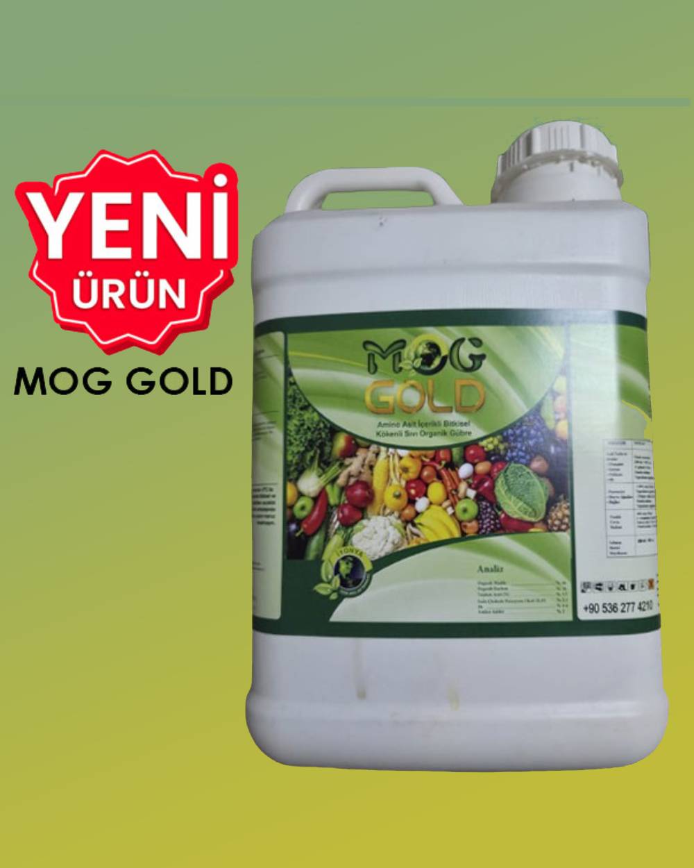 Mog Gold Organik Sıvı Gübre 5 Lt
